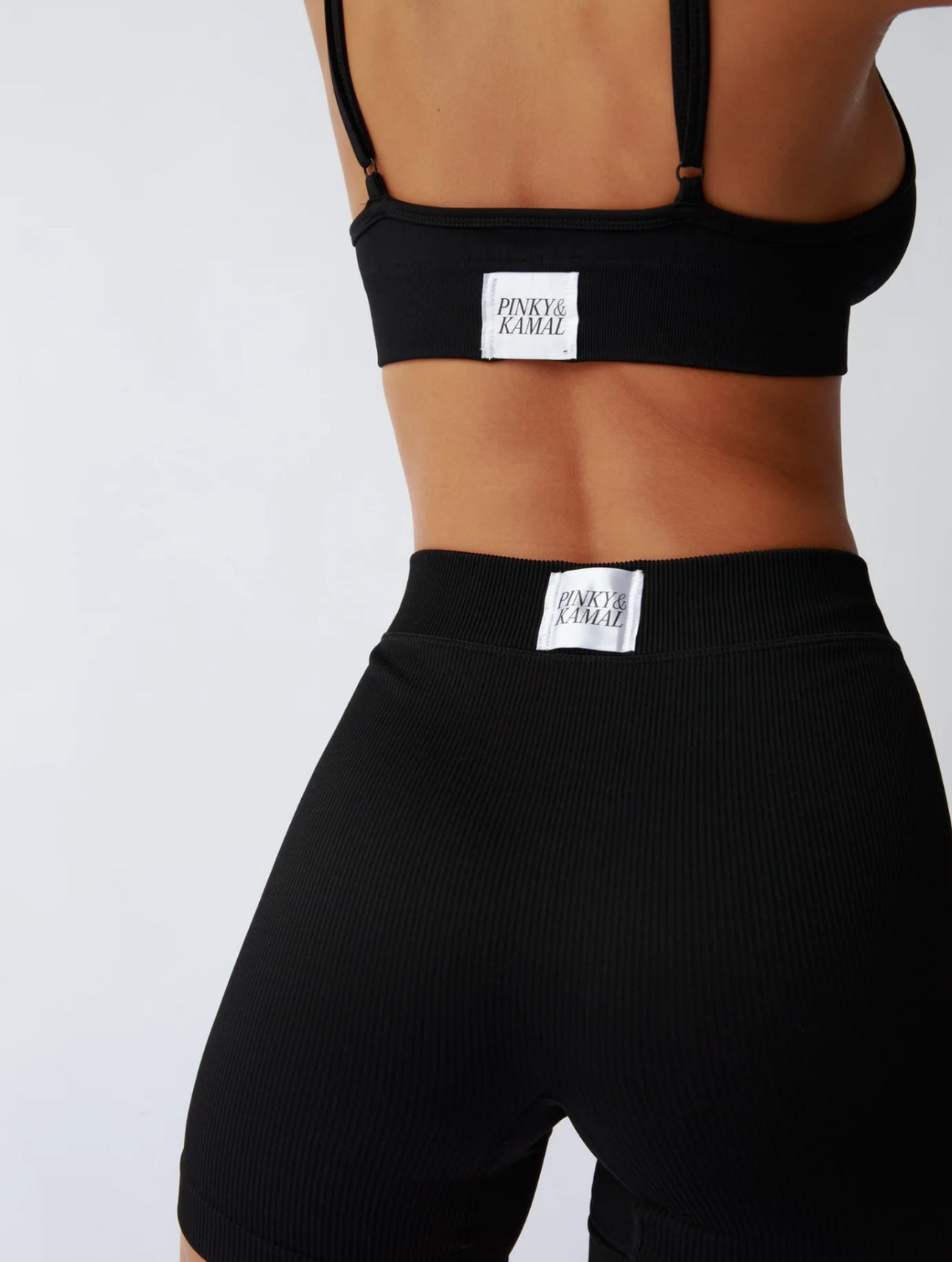 Pinky & Kamal | Fine ribbed biker short