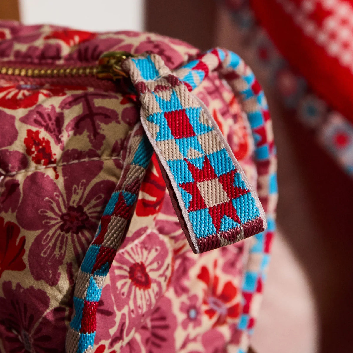 SAGE X CLARE | Magnolia Makeup Bag Poppy
