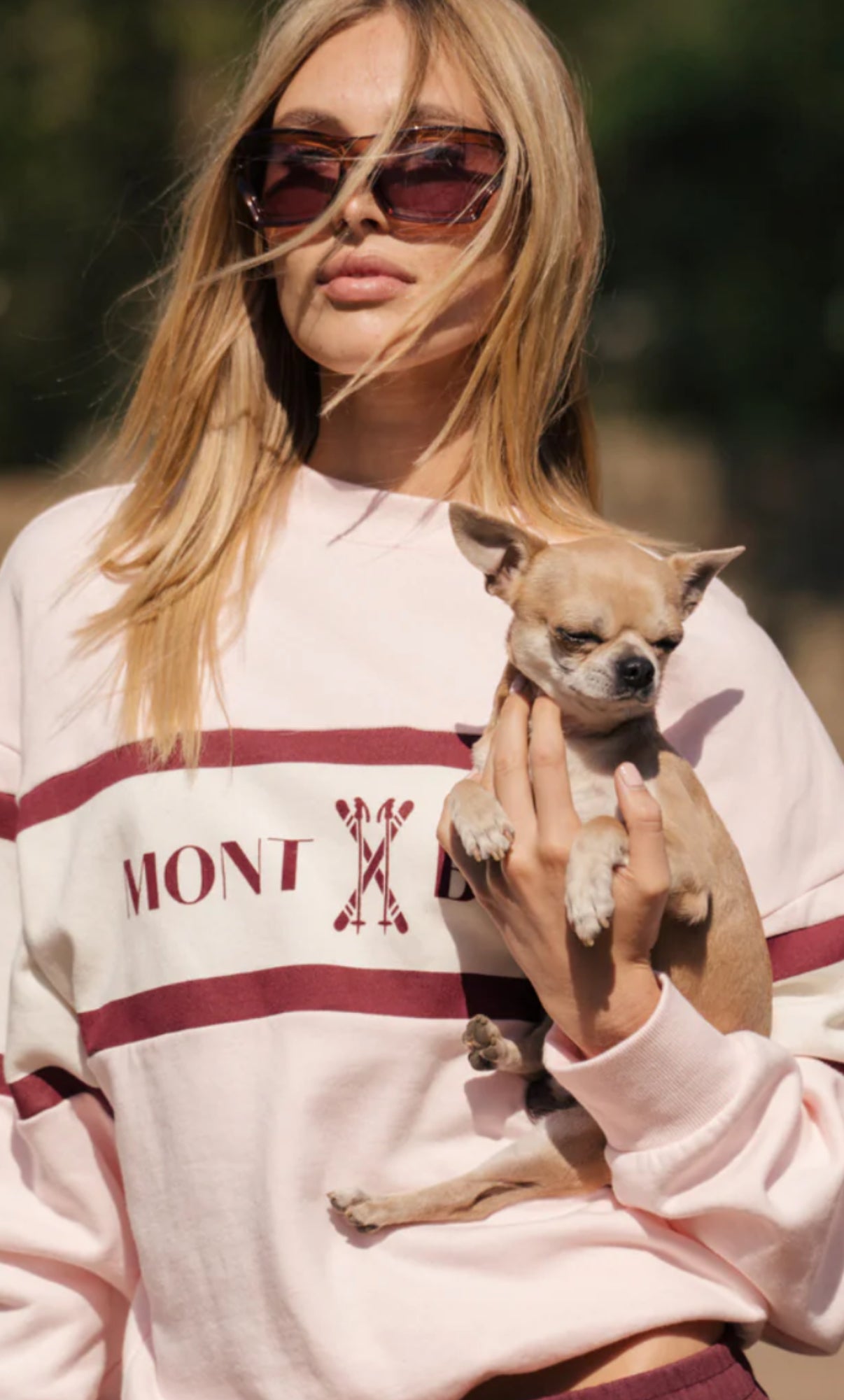 ARAMINTA JAMES | Alpine sweatshirt light blush