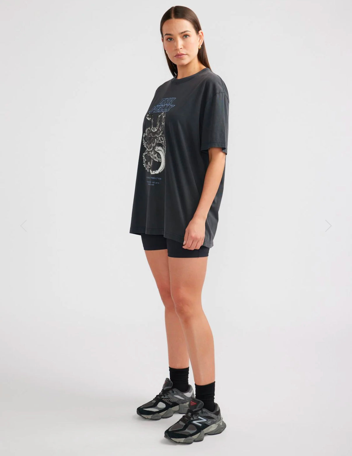 ENA PELLY| Jessie oversized tee python