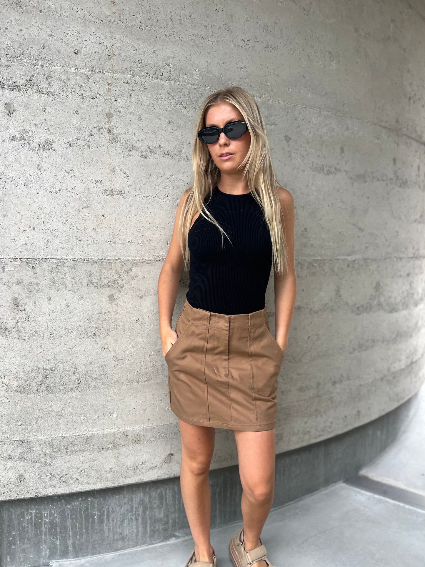 Nude Lucy | Classic Knit Rib tank