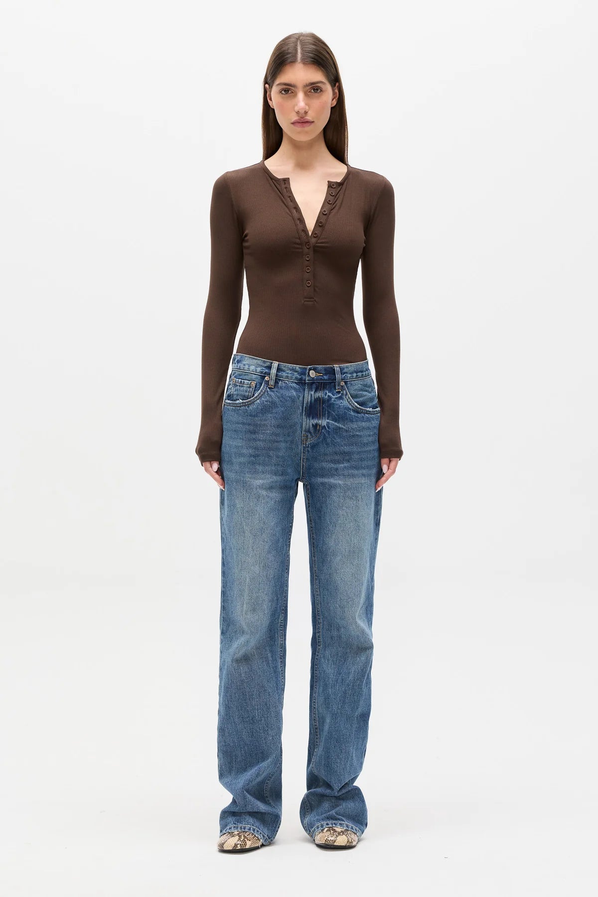 BAYSE | Lara Bodysuit Espresso