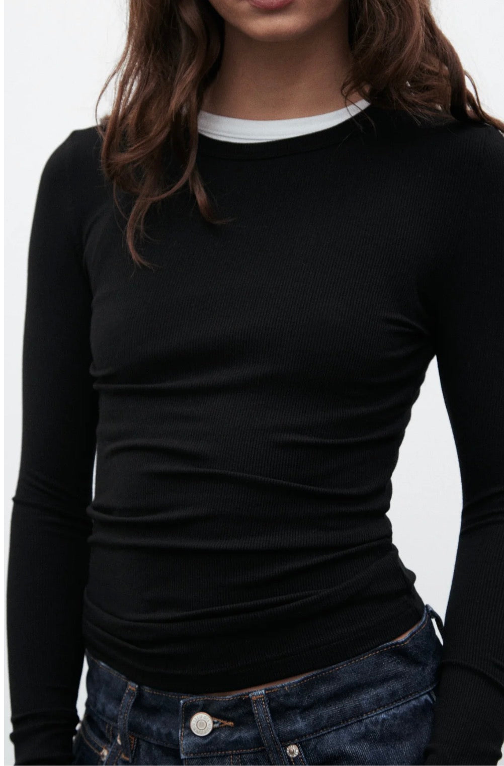 BAYSE | NYLA TOP - BLACK