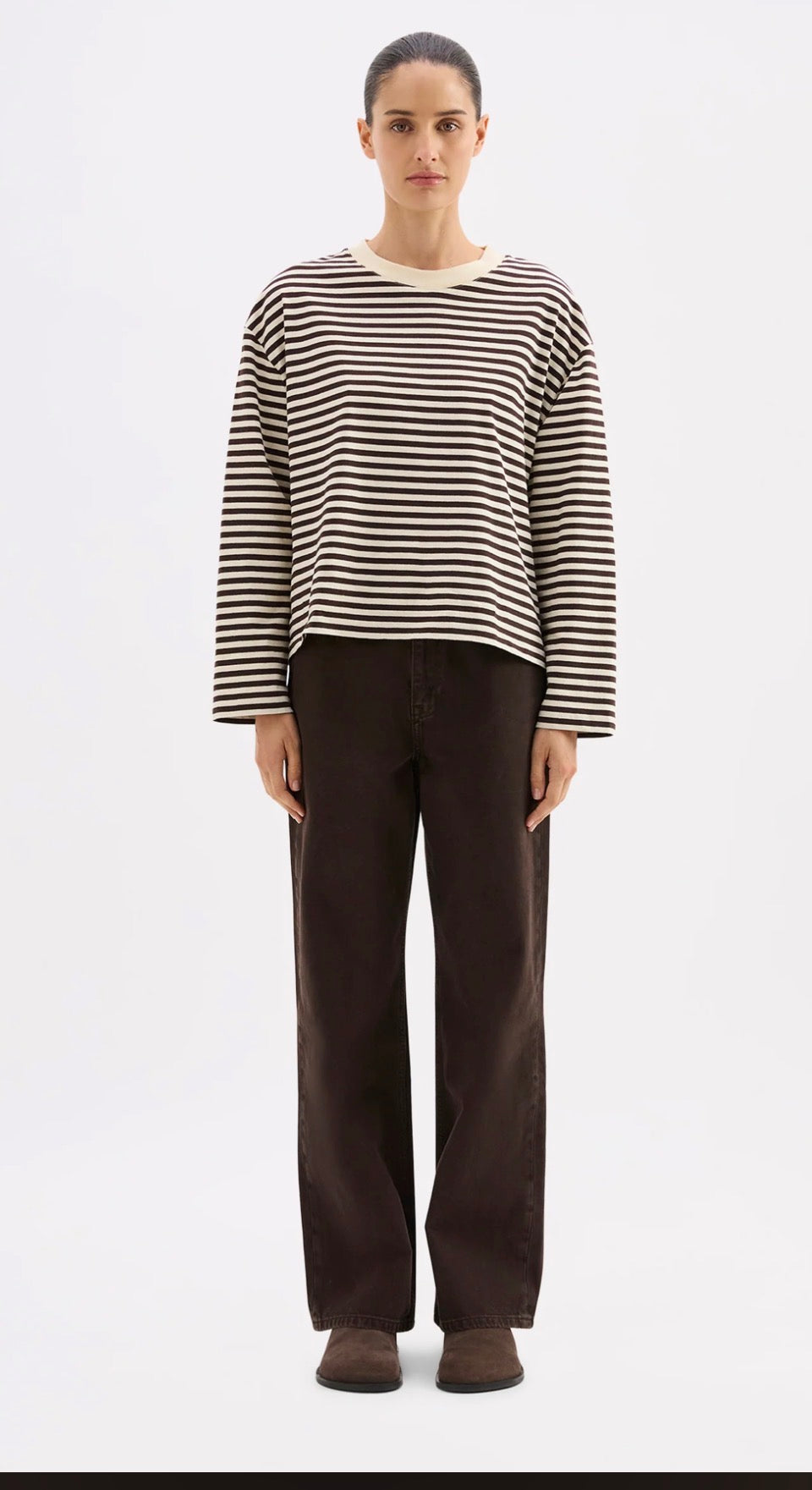 NUDE LUCY | Organic Stripe Long Sleeve