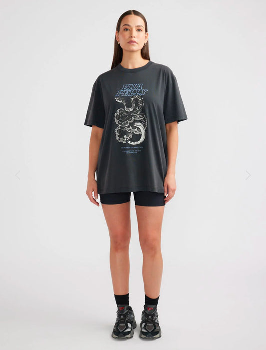 ENA PELLY| Jessie oversized tee python
