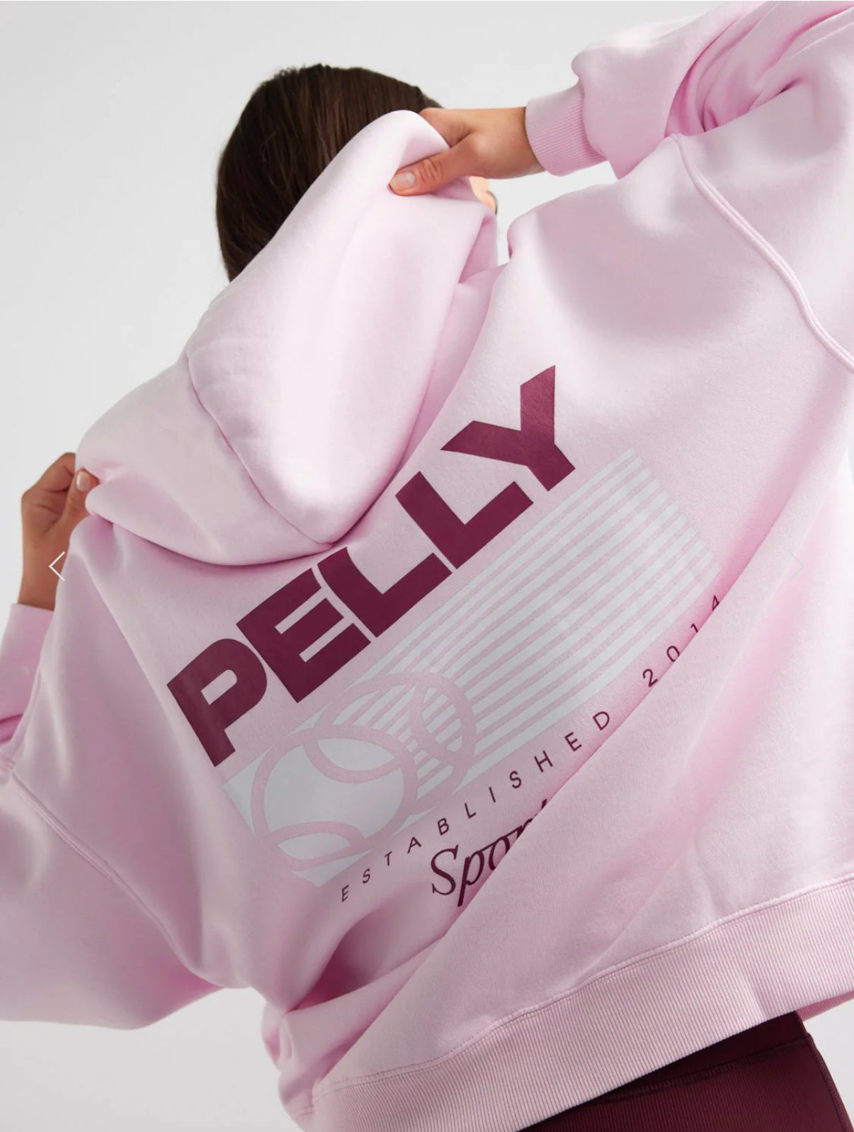 ENA PELLY| tennis logo hoodie
