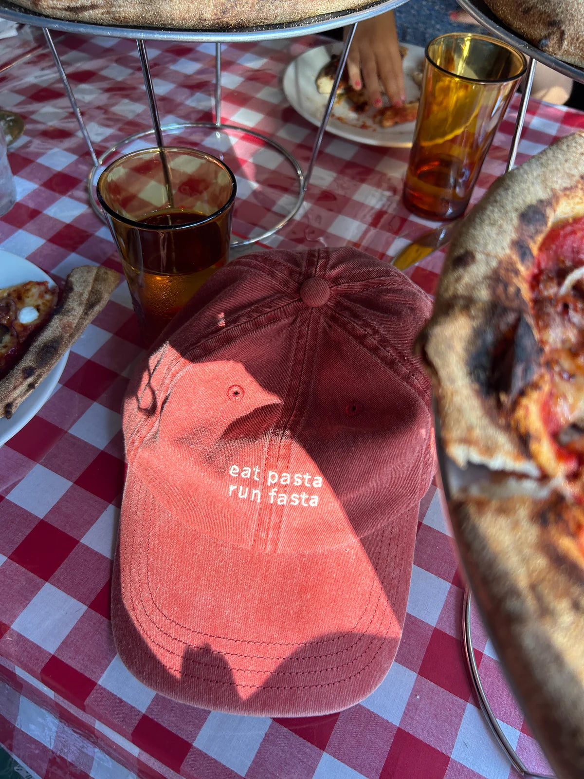 Lenn Label | Eat Pasta Run Fasta Cap