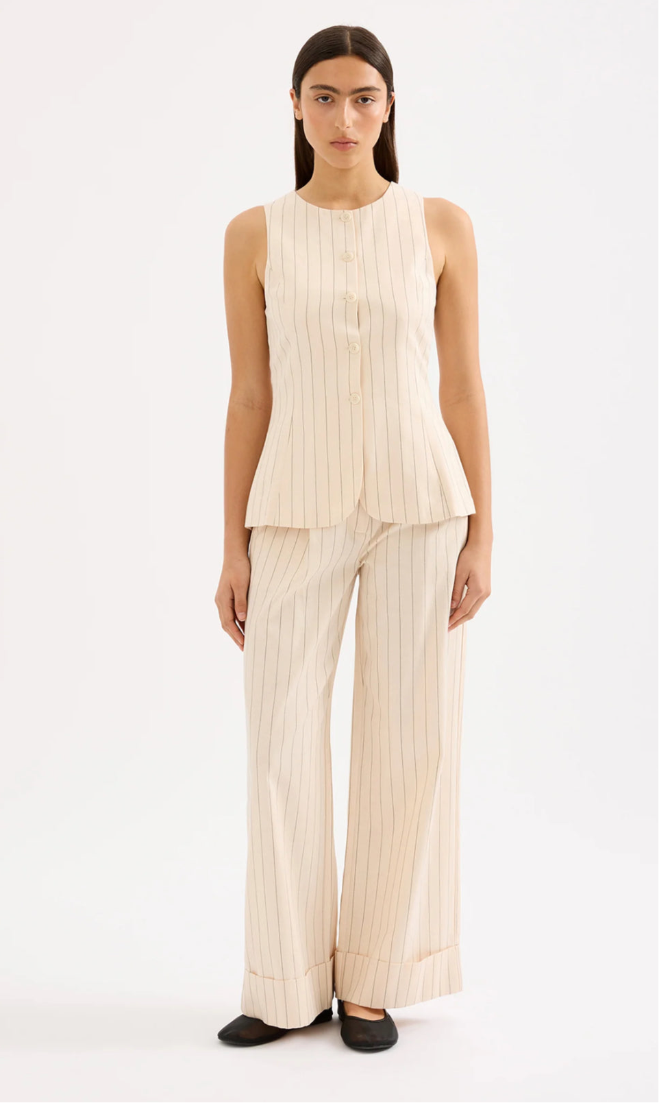 NUDE LUCY | IRVING PINSTRIPE PANT