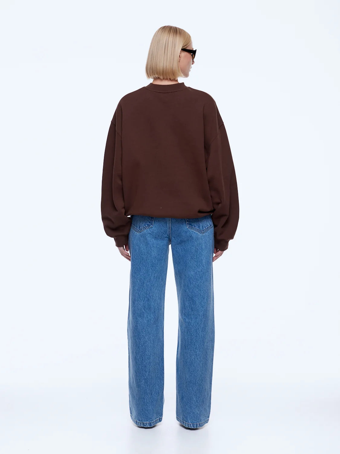 ENA PELLY | Mila Oversized Sweater Chocolate