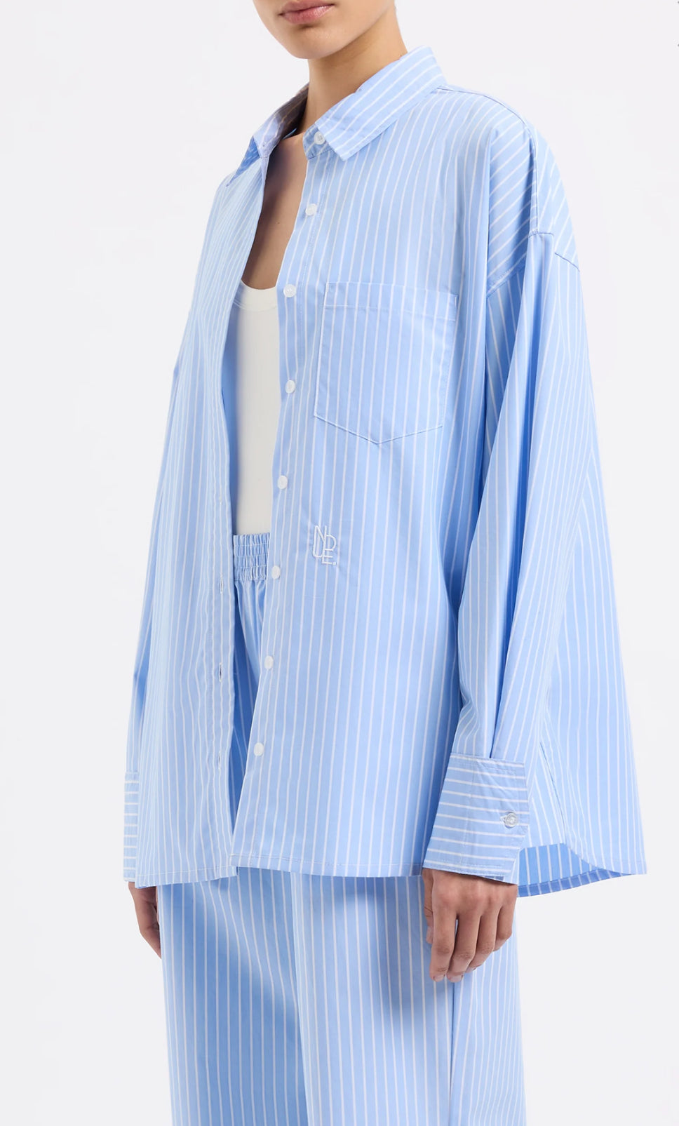 Nude Lucy ~ Organic poplin shirt