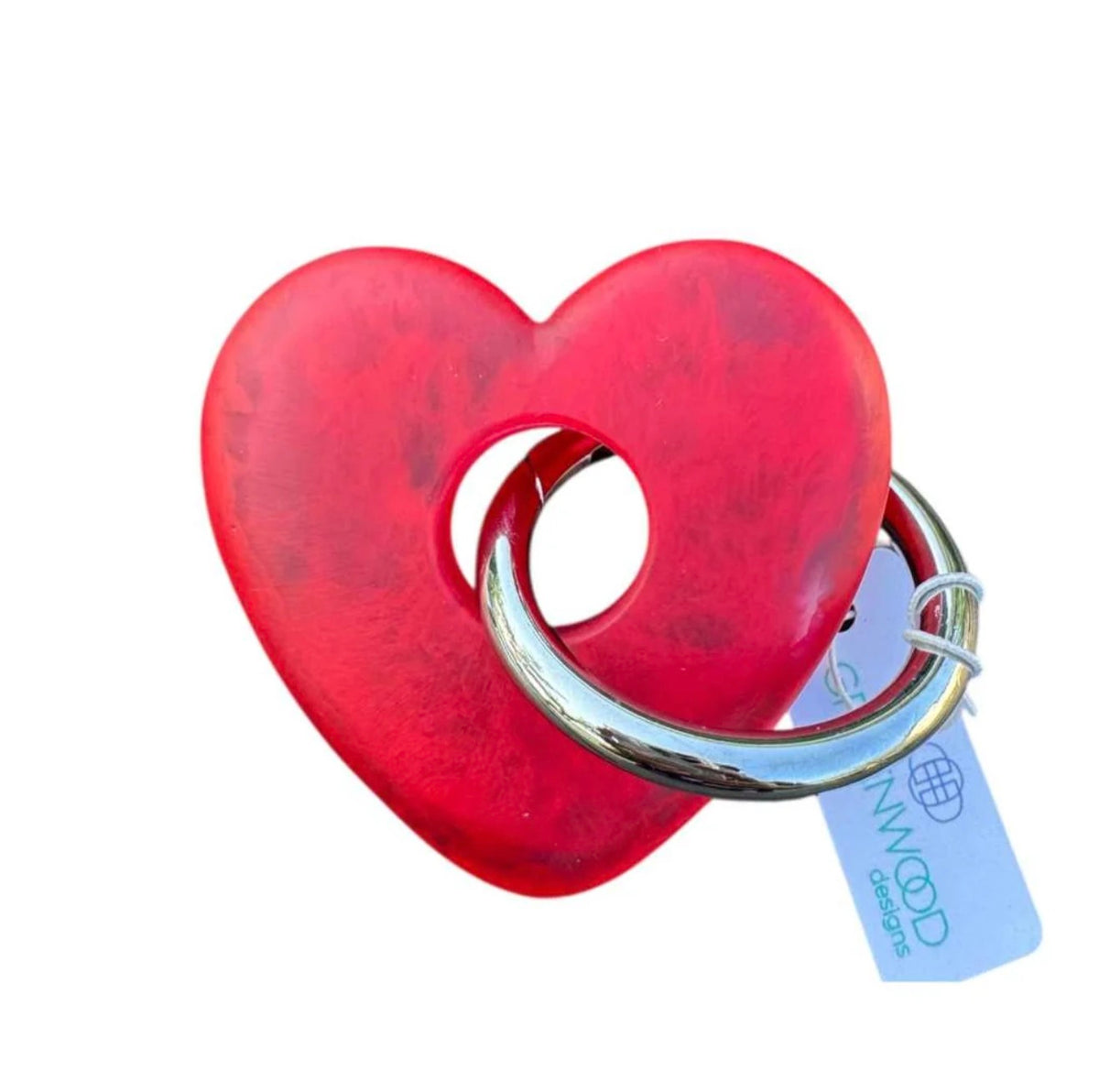 GREENWOOD DESIGNS | Heart Resin Keychain
