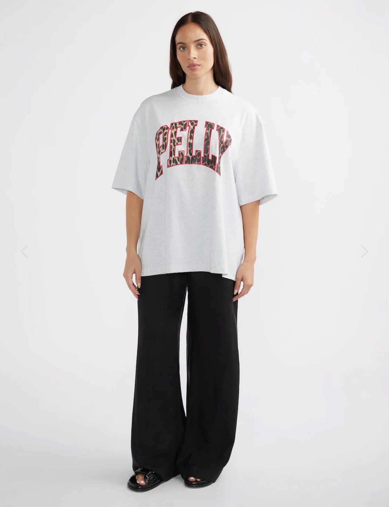 ENA PELLY | LEOPARD COLLEGIATE TEE