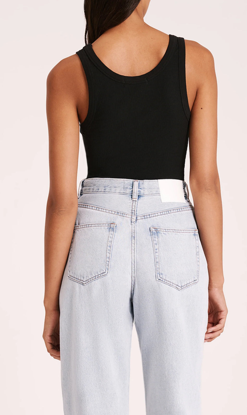 Nude Lucy ~ ORGANIC RIB SINGLET