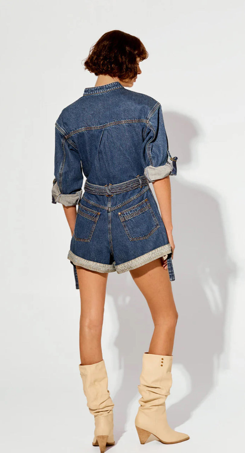 Kivari ~ Elena Denim Playsuit