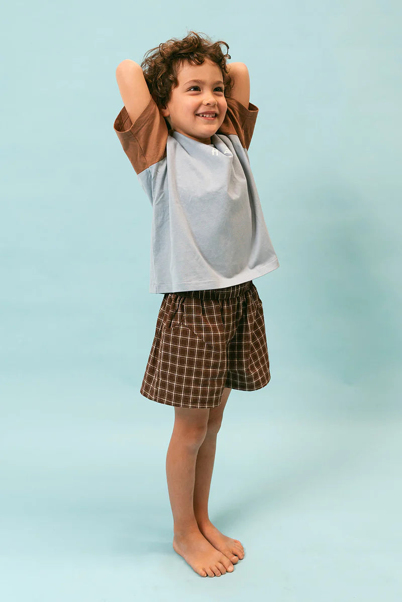 Lenn Label | Choc check short