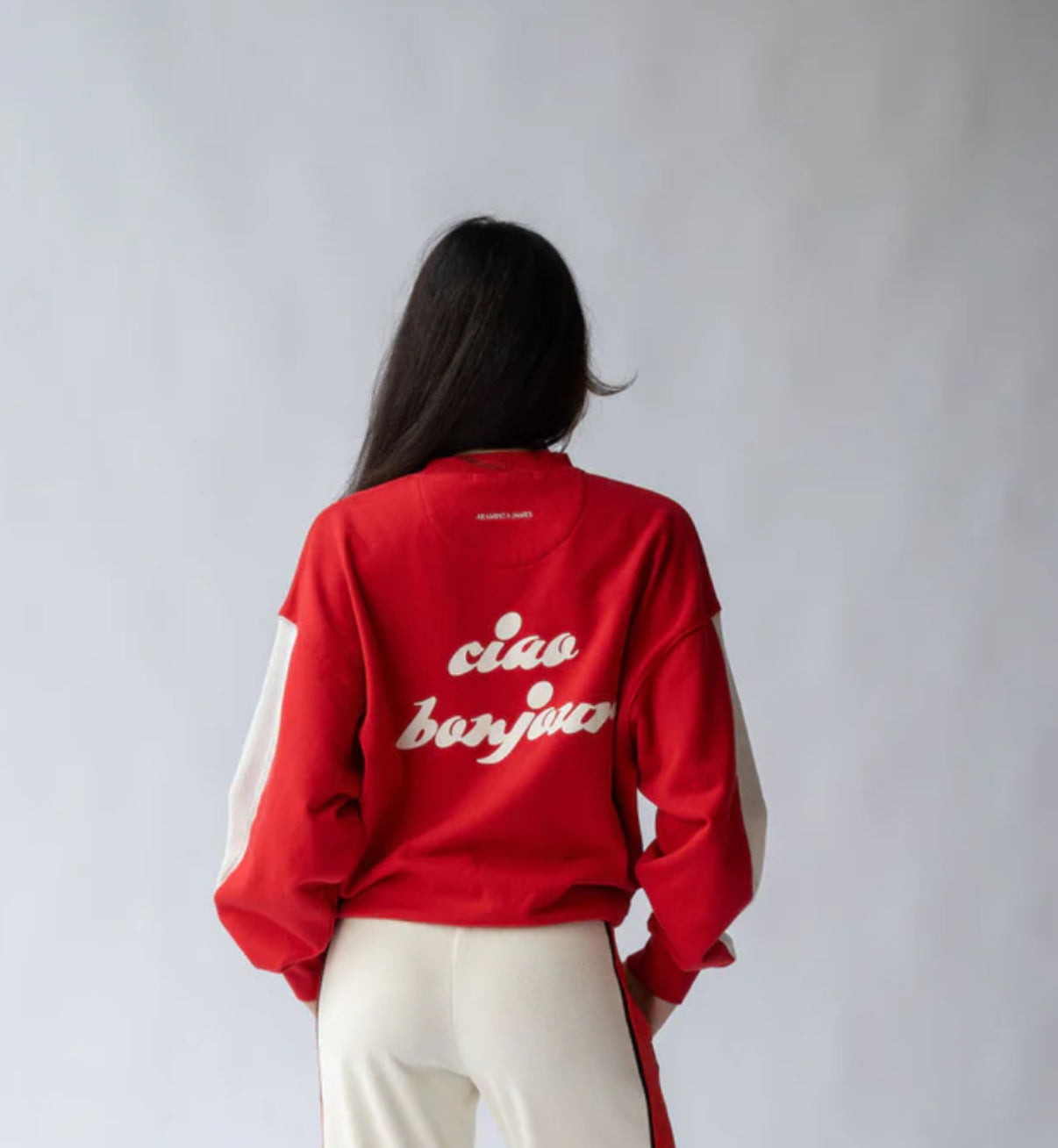 ARAMINTA JAMES | Ciao bonjour sweatshirt