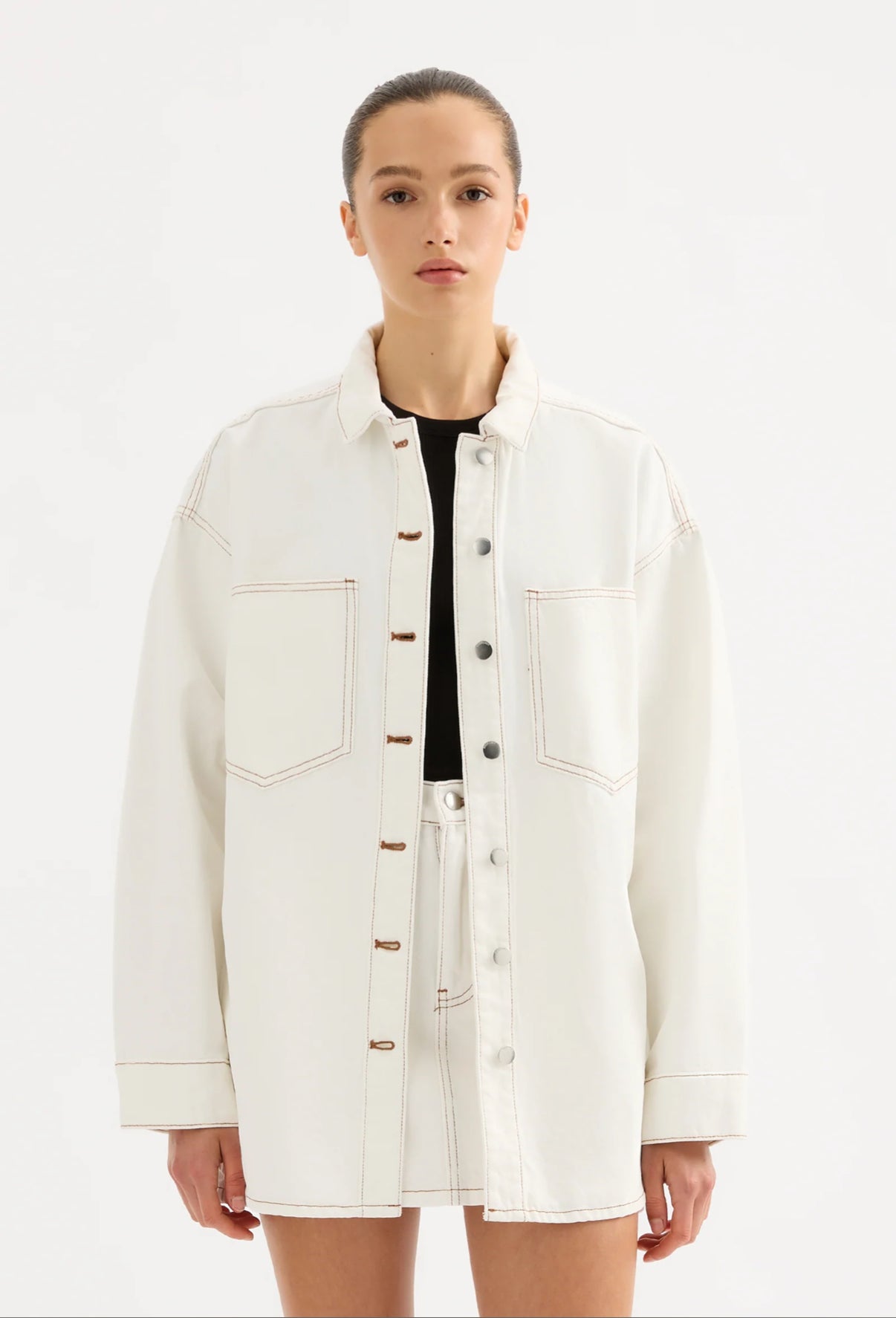 NUDE LUCY| organic denim overshirt