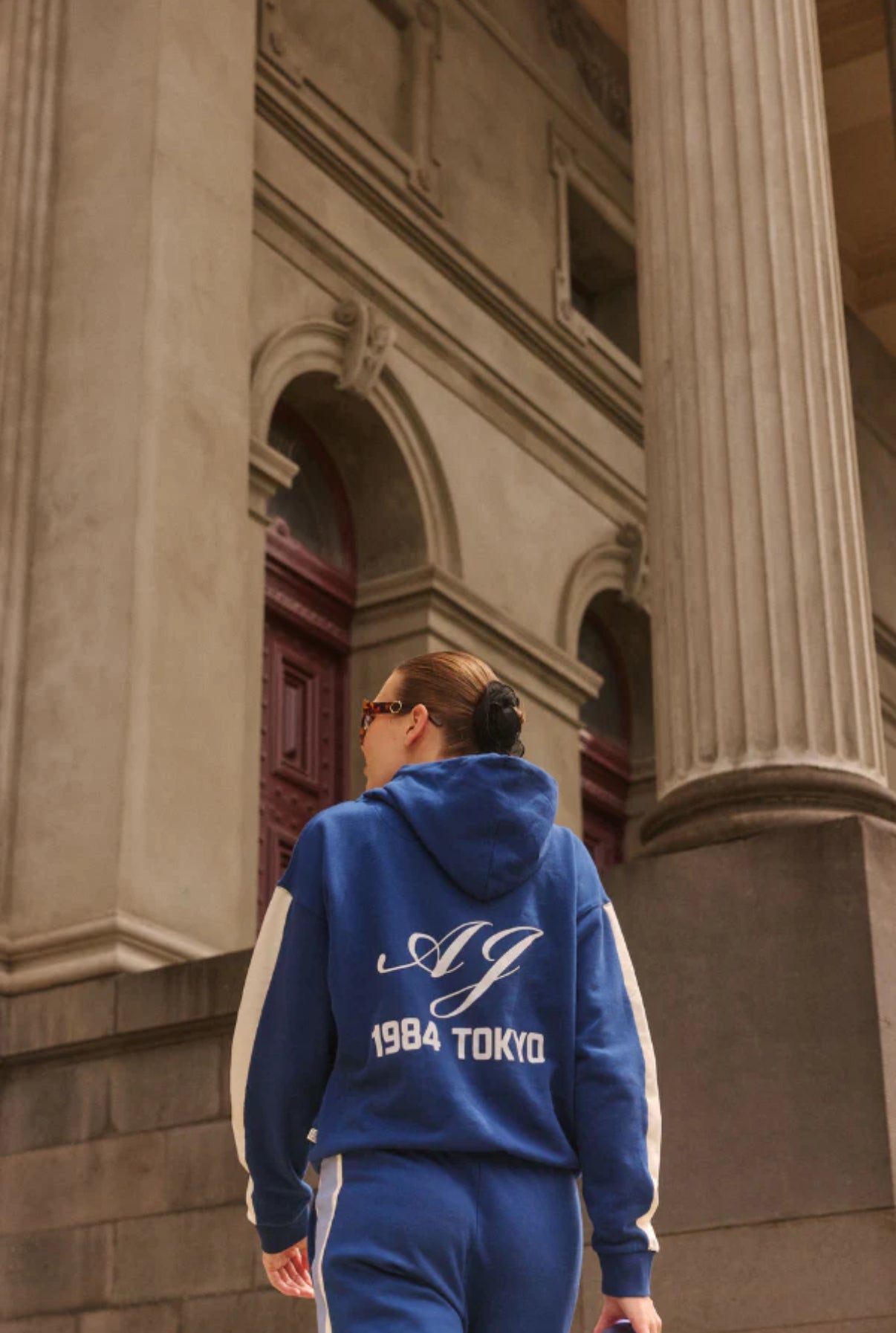 ARAMINTA JAMES | 1984 Hoodie estate blue