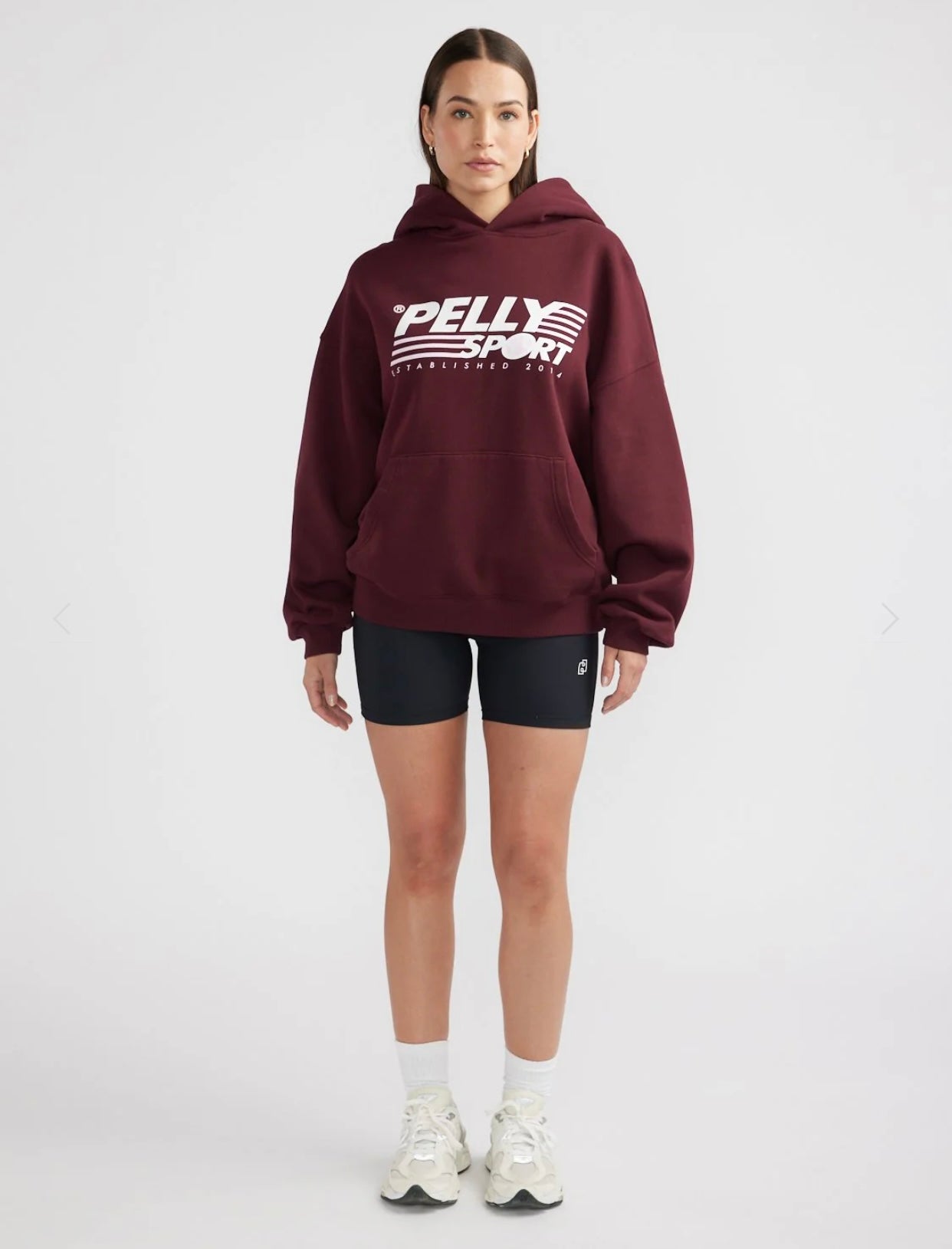 ENA PELLY CLASSIC SPORT HOODIE| CHERRY COLA