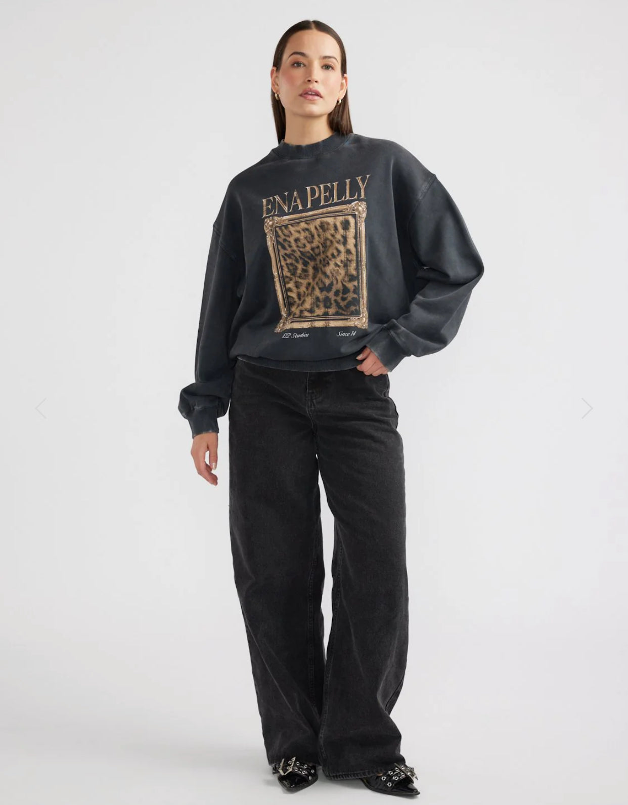 ENA PELLY REVERE SWEATSHIRT | VINTAGE BLACK