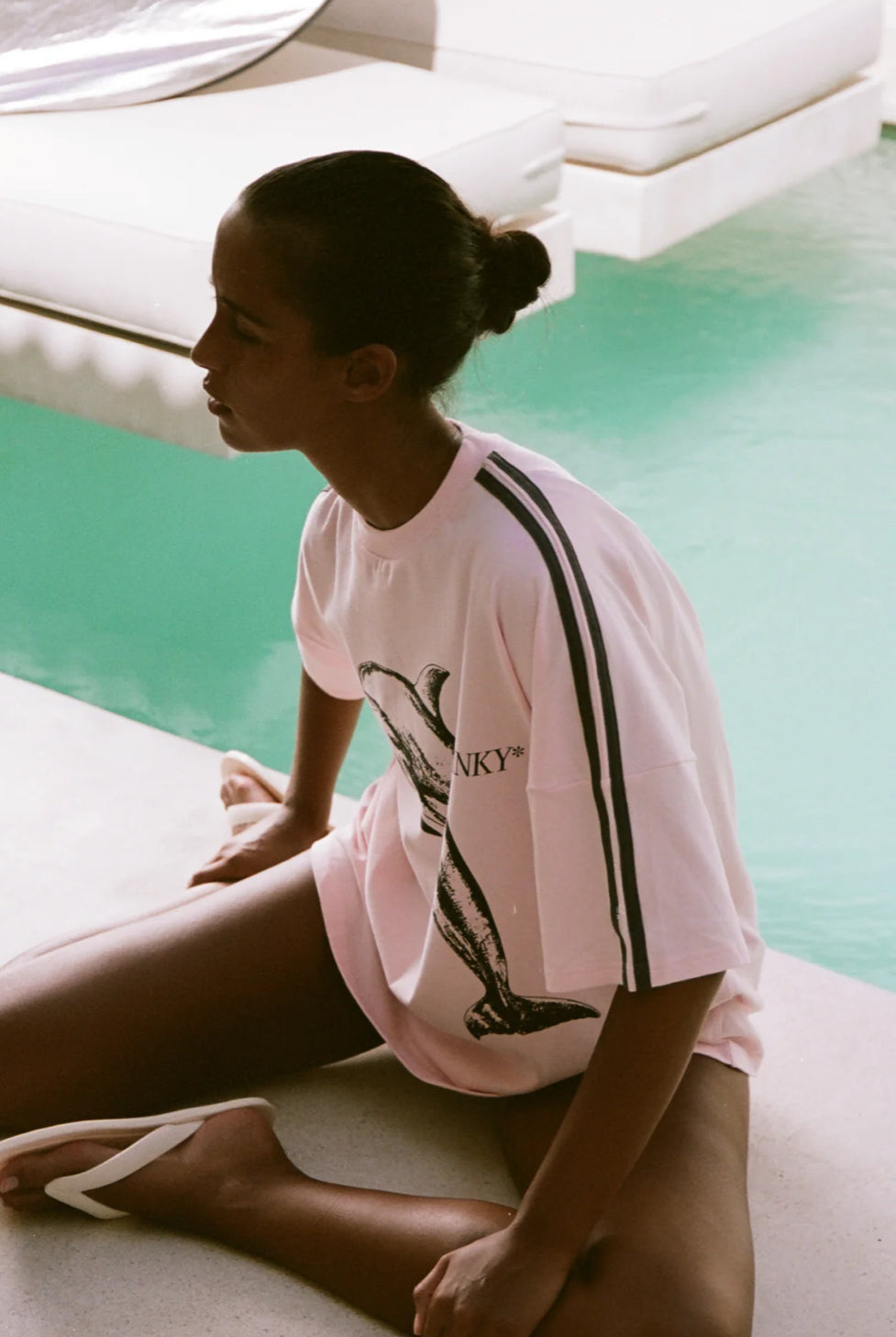 PINKY & KAMAL | Pink river dolphin tee