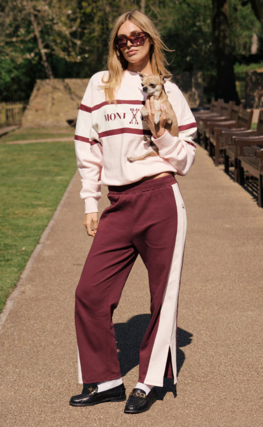 ARAMINTA JAMES | Saint Germain knit pant red wine