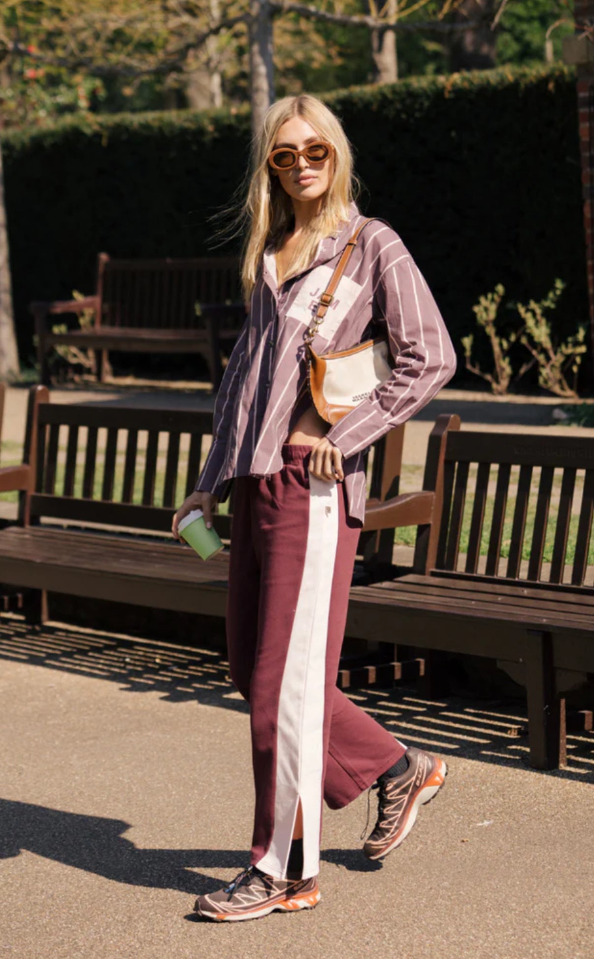 ARAMINTA JAMES | Saint Germain knit pant red wine