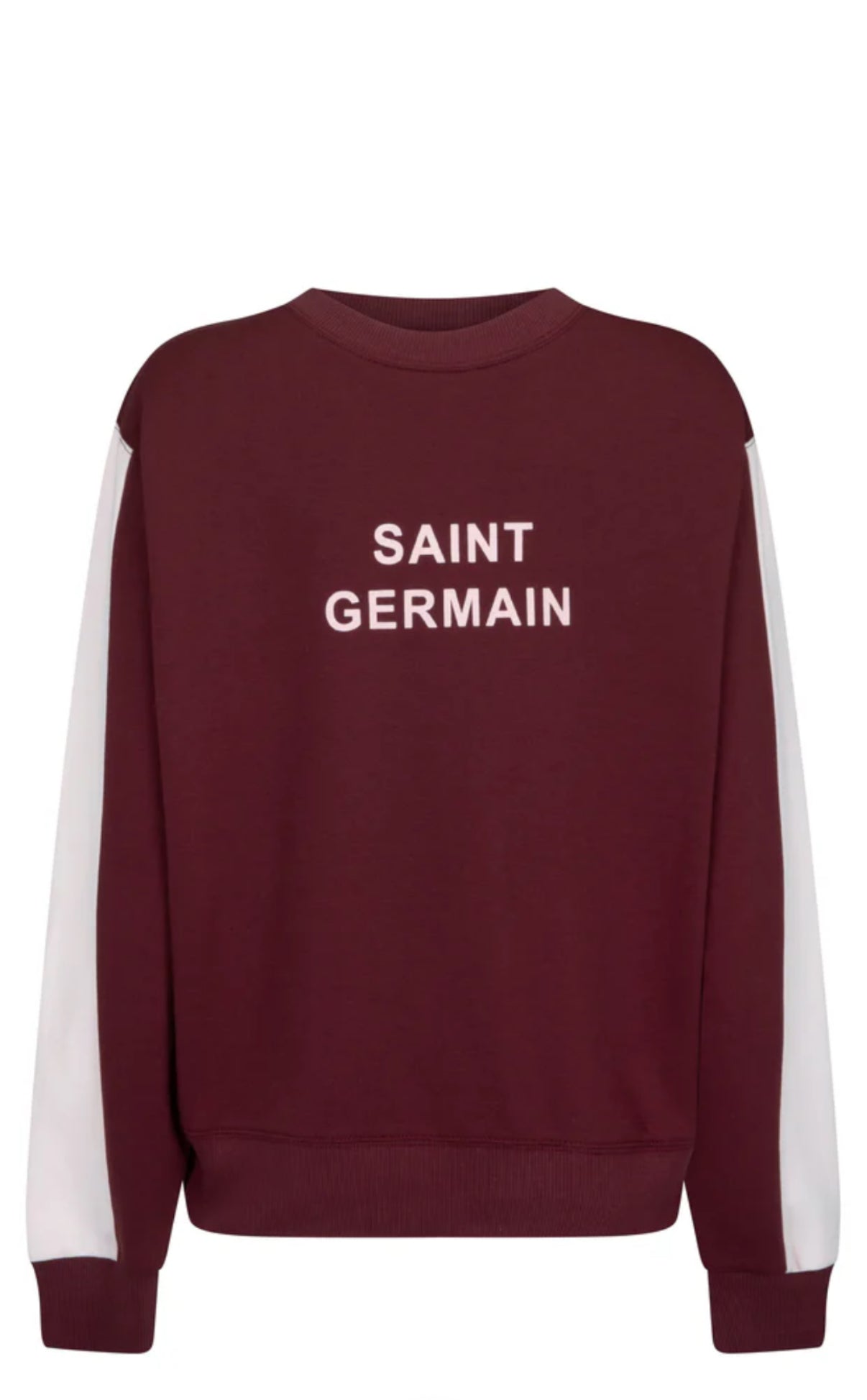 ARAMINTA JAMES | Saint Germain knit sweatshirt red wine