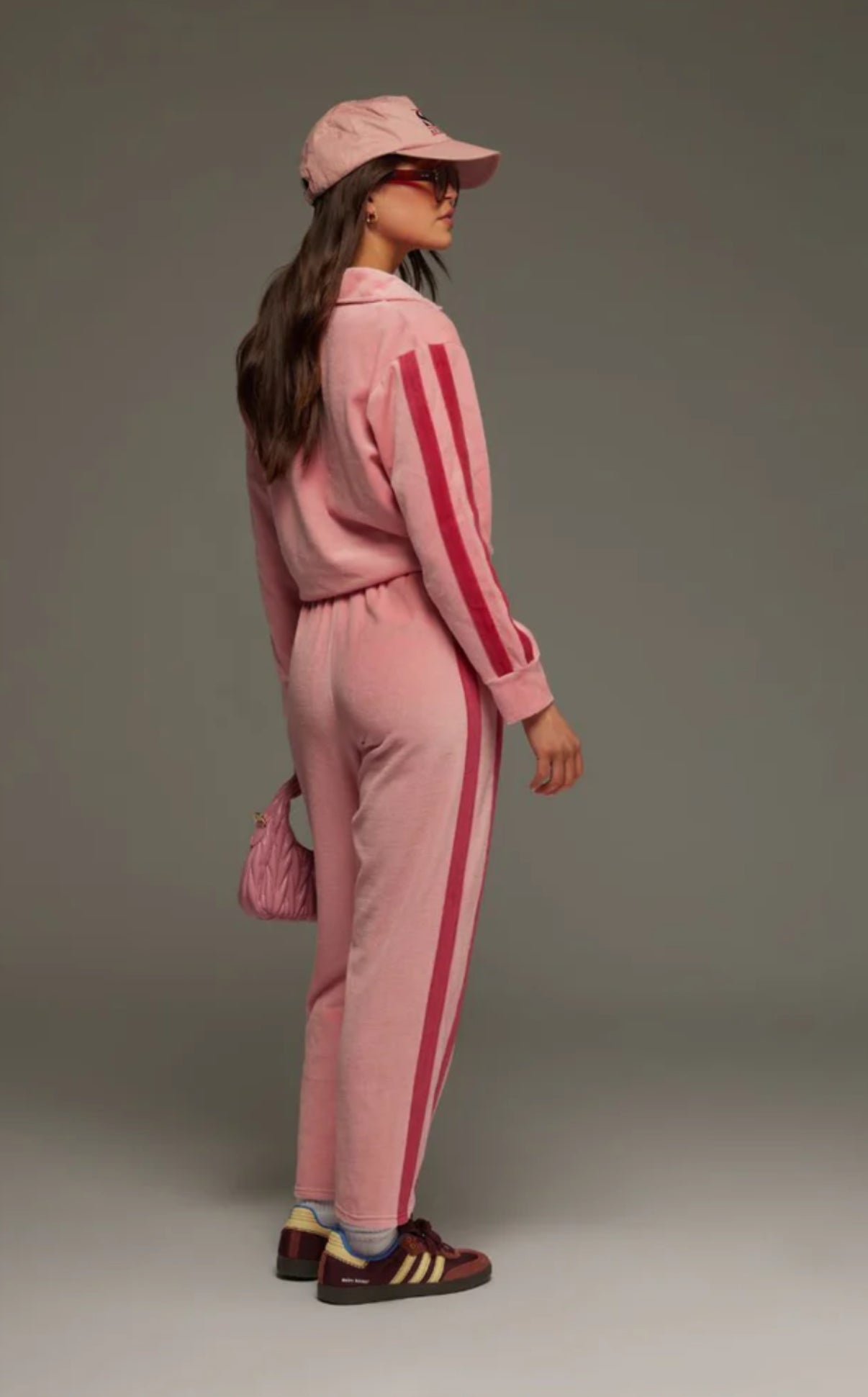 ARAMINTA JAMES | MARA VELOUR SWEATER BLUSH