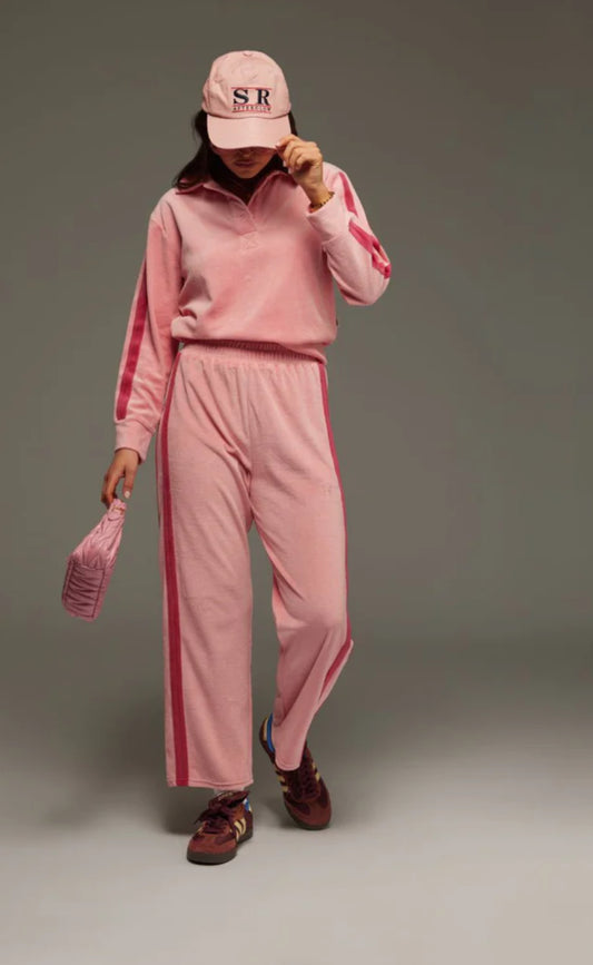 ARAMINTA JAMES | MARA VELOUR PANT BLUSH