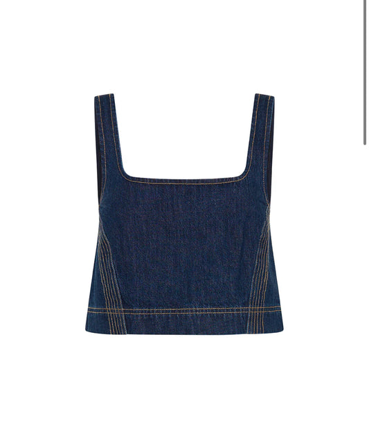 KIVARI | Joelle Denim Top