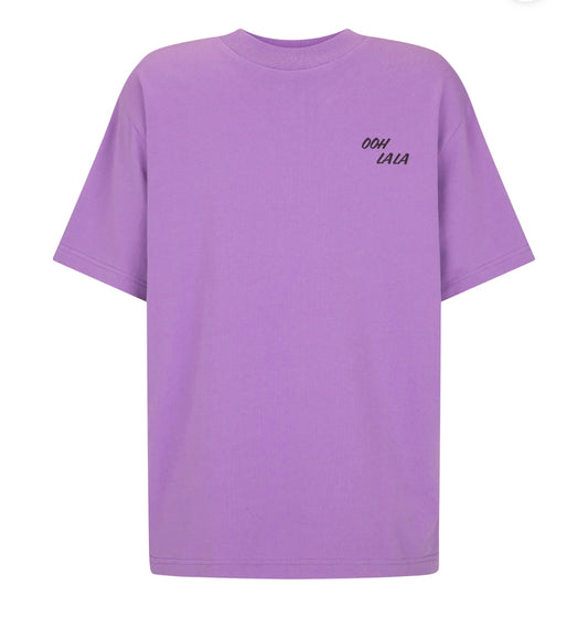 ARAMINTA JAMES | CROISSANTS BEBE TEE WASHED VIOLET
