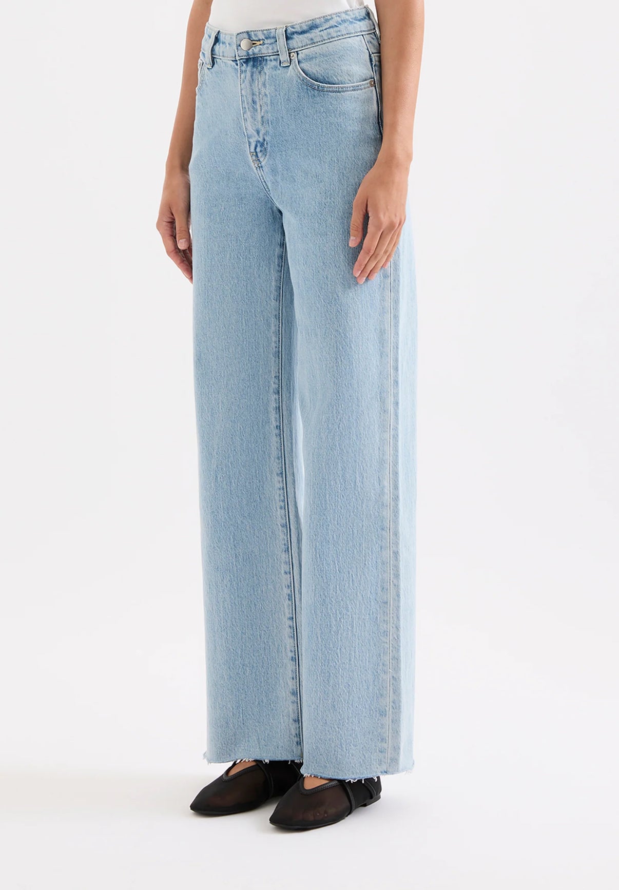 NUDE LUCY | CALI STRETCH WIDE LEG JEAN