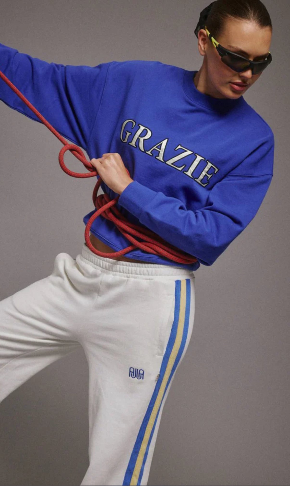 ARAMINTA JAMES | GRAZIE SWEATSHIRT ULTRAMARINE
