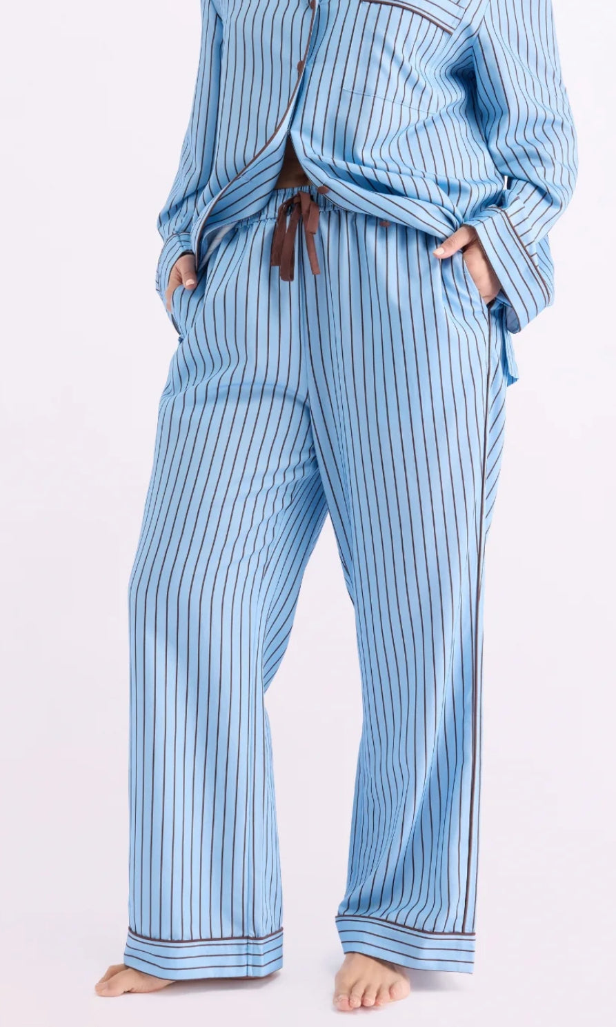 HOMMEY | Sleep Pant - Iced Chocolate Stripes