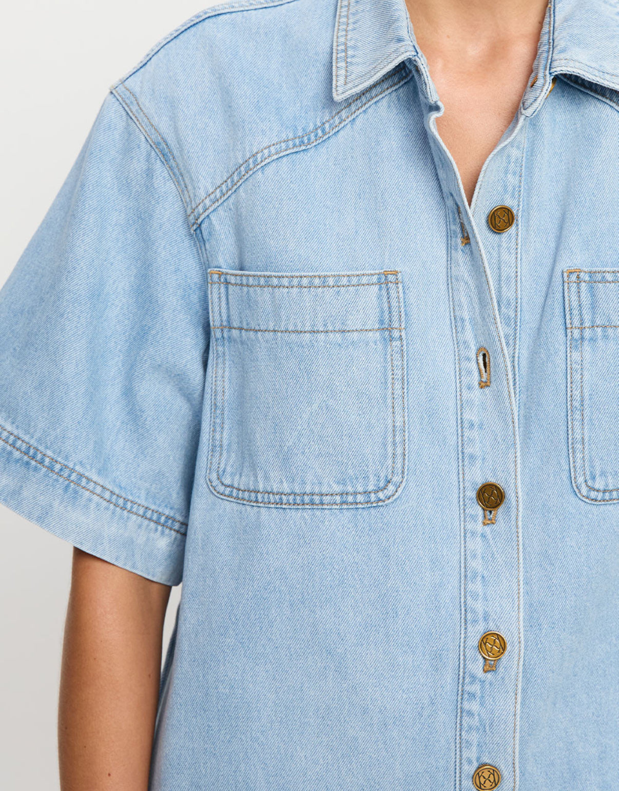 KIVARI | Avery Denim Mini Dress