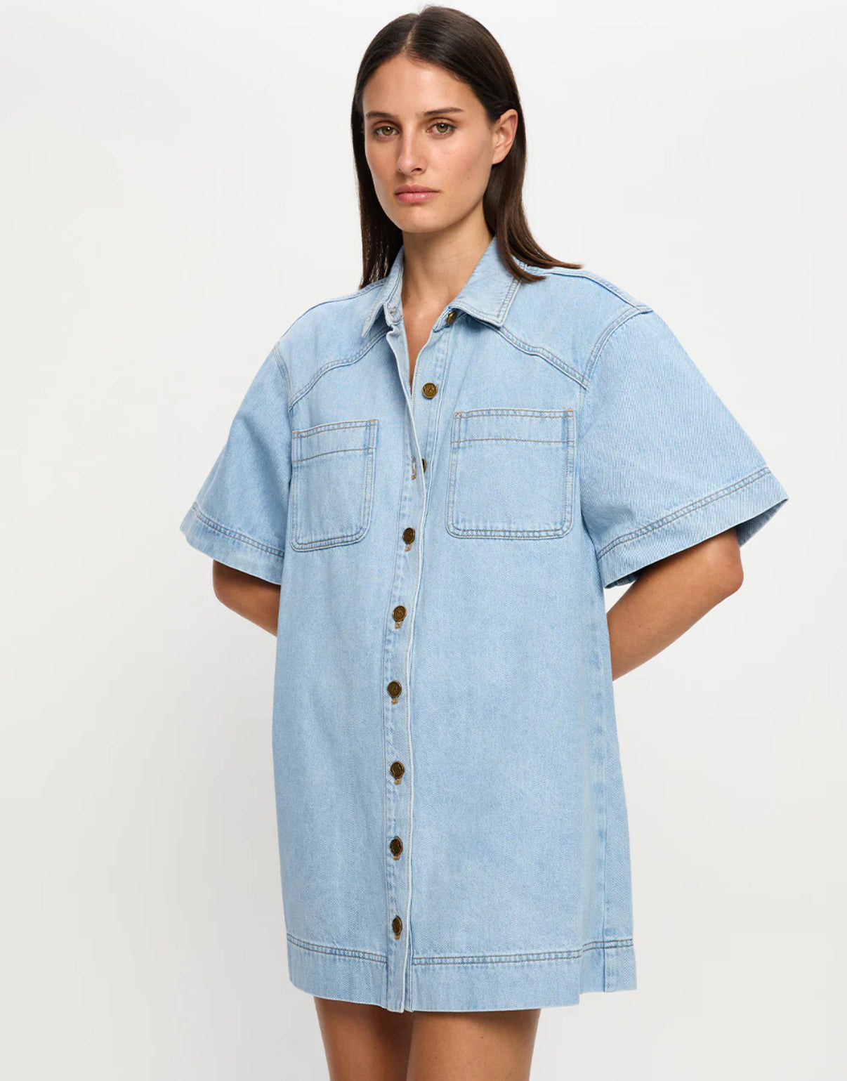 KIVARI | Avery Denim Mini Dress
