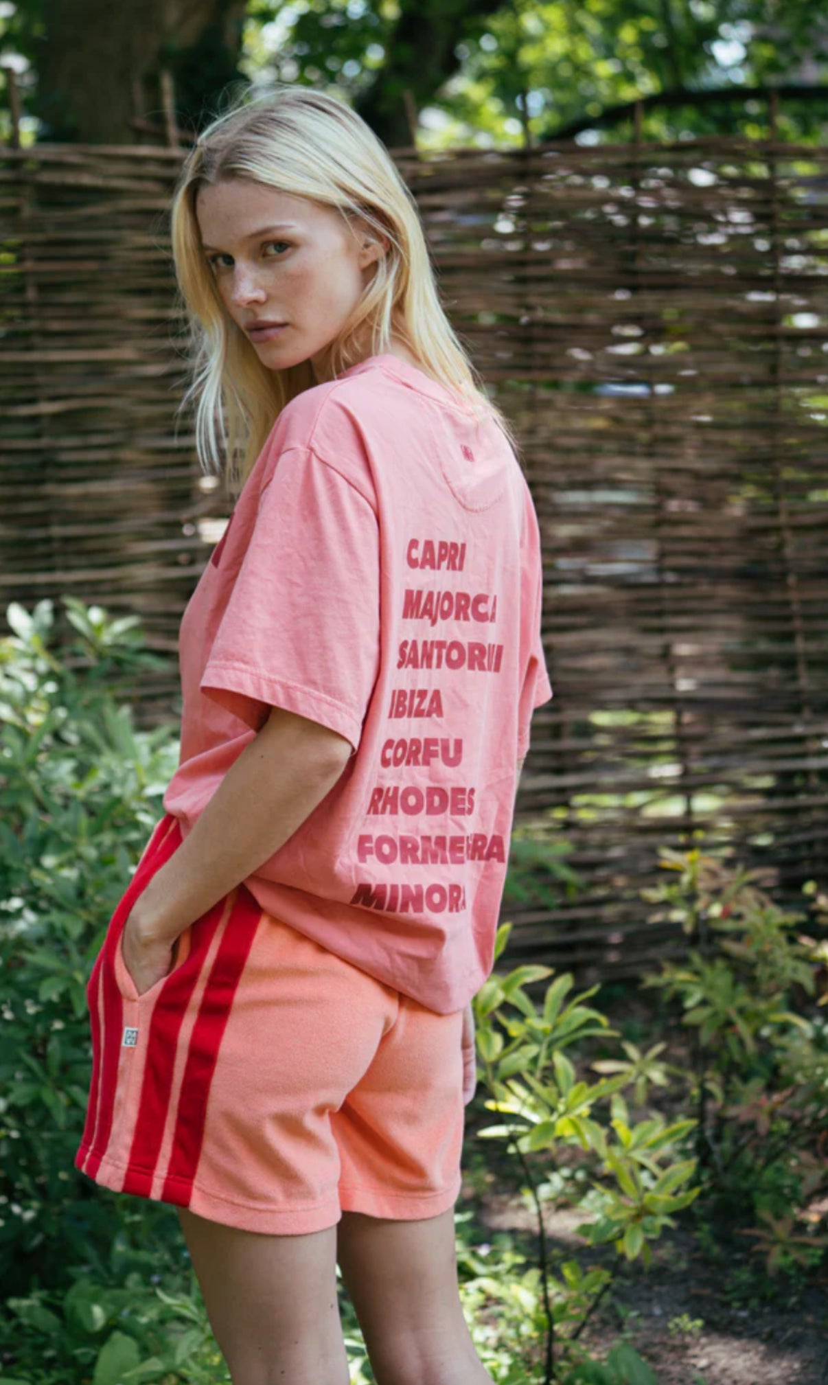 ARAMINTA JAMES | CIN CIN TEE BOUGAINVILLEA PINK