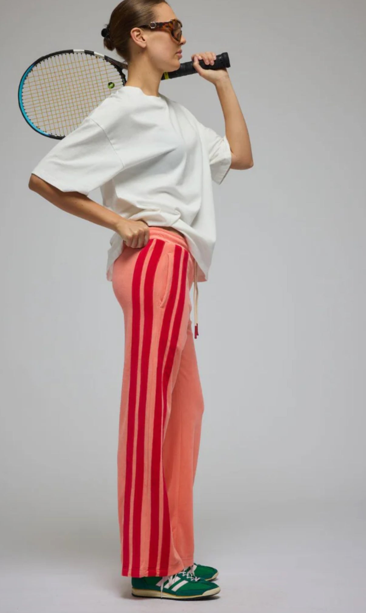 ARAMINTA JAMES | CORFU TERRY PANT BOUGAINVILLEA PINK