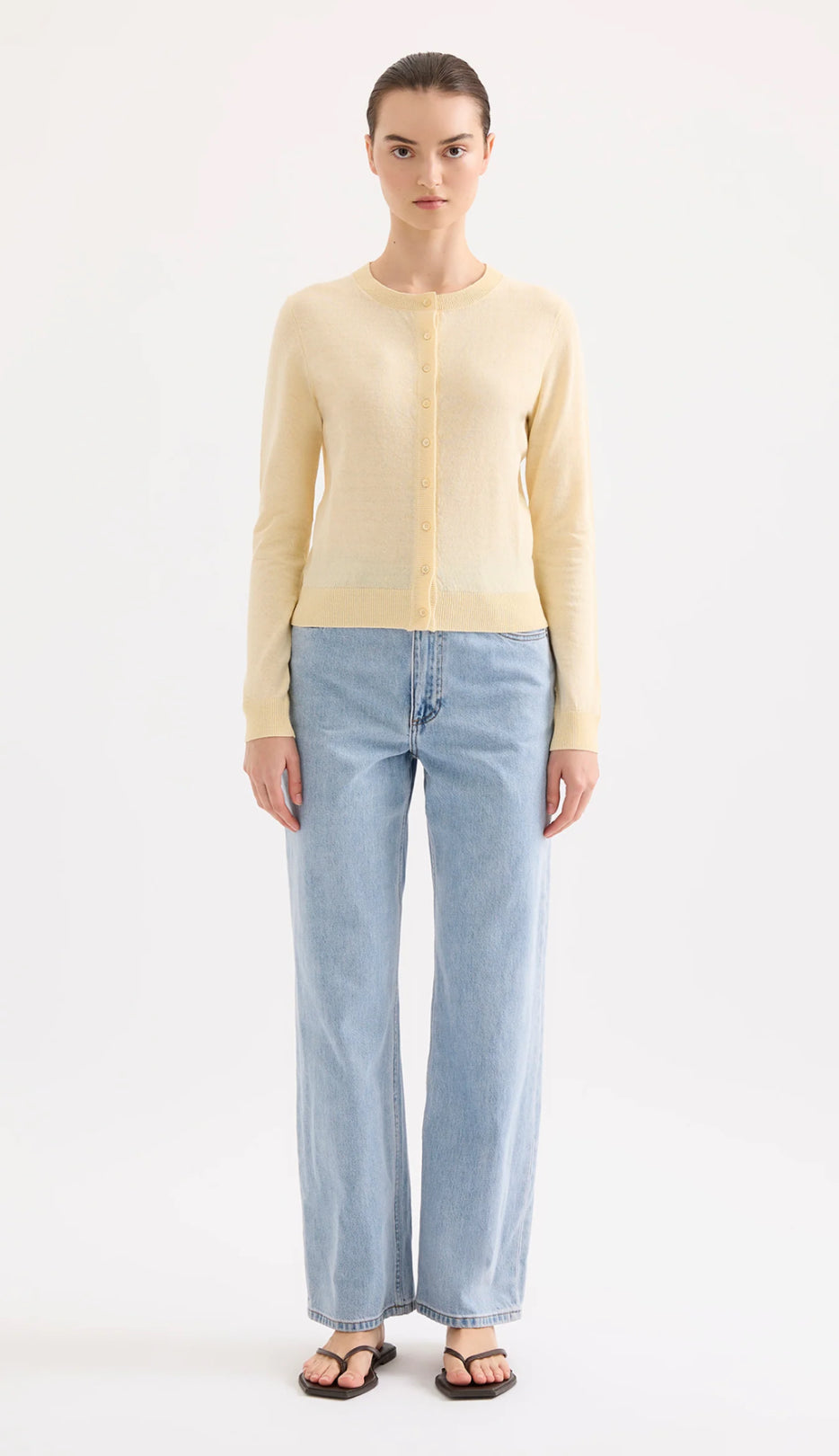 NUDE LUCY | LOUIE LINEN BLEND CARDIGAN