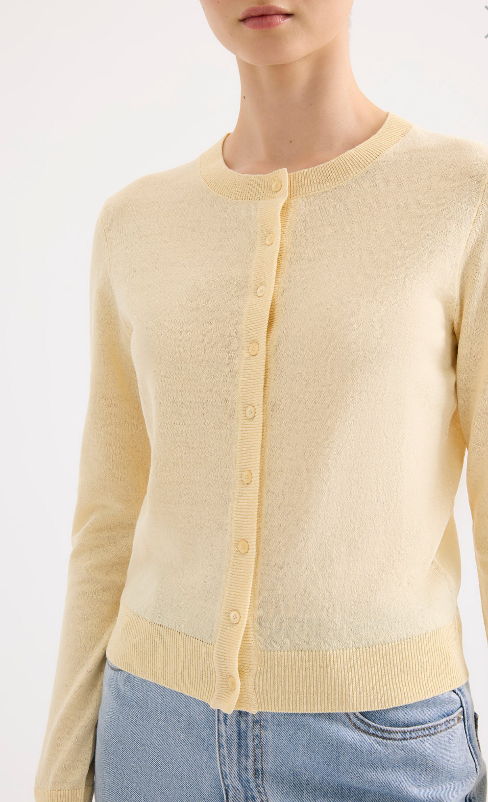 NUDE LUCY | LOUIE LINEN BLEND CARDIGAN