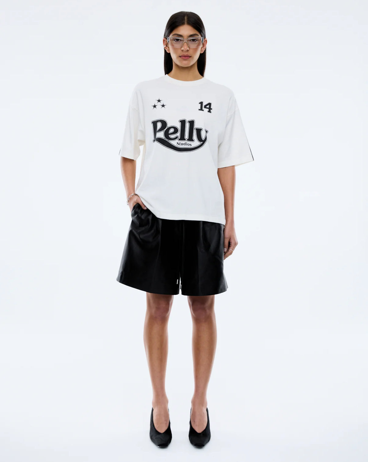 ENA PELLY | RACING PELLY SWOOP TEE