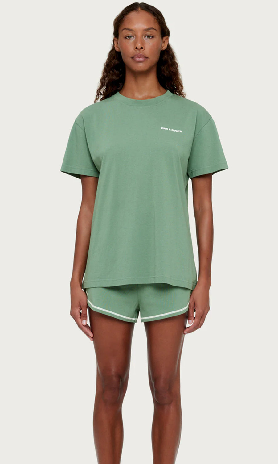 ZULU & ZEPHYR SPORT T SHIRT | SAGE