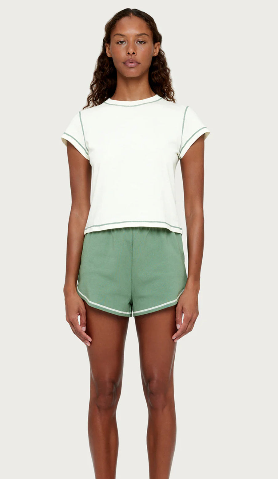 ZULU & ZEPHYR SPORT SLIM T SHIRT | SAGE