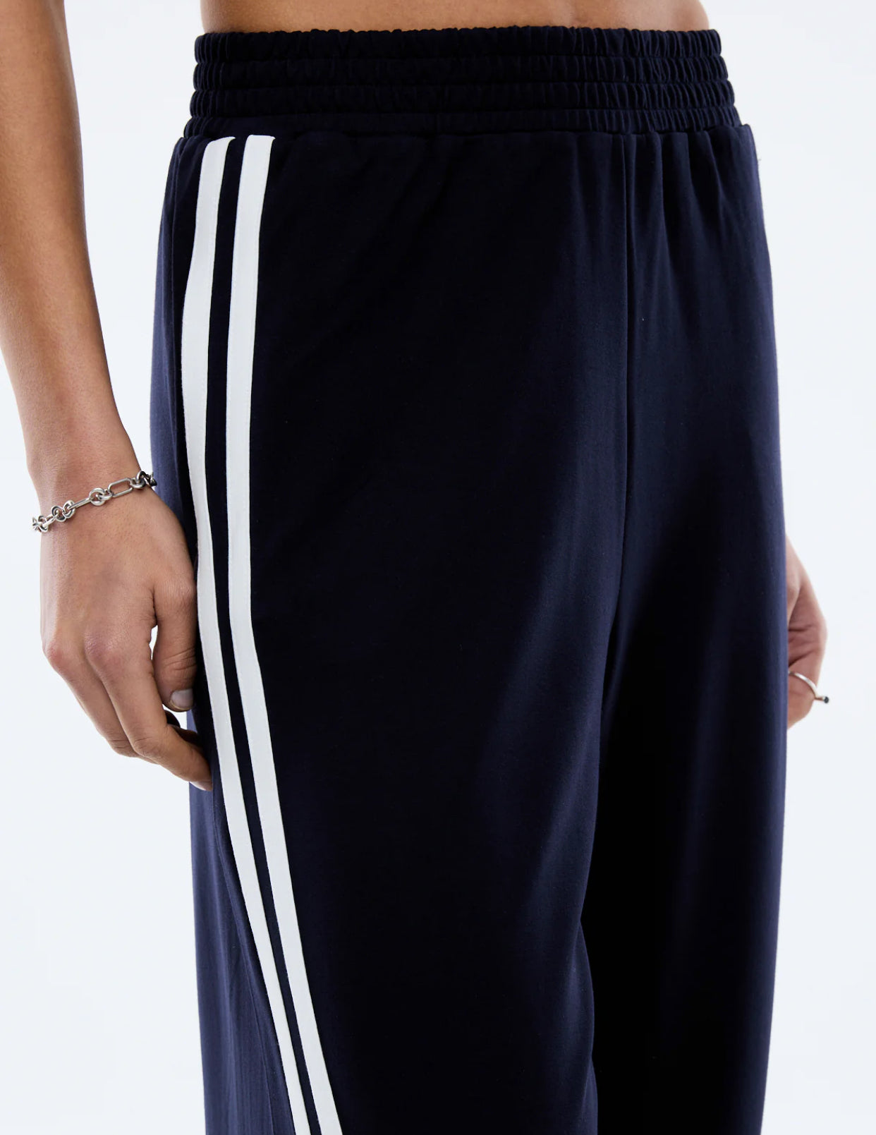 ENA PELLY | VALENTINA STRIPE PANT - NAVY