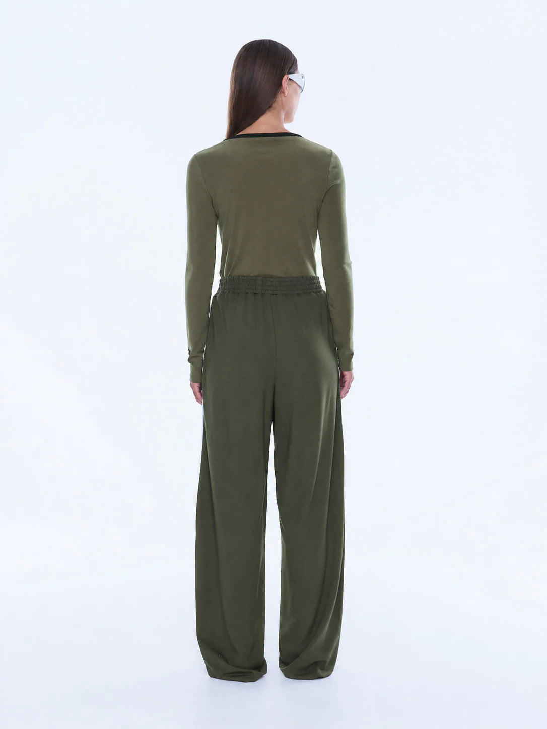 ENA PELLY | Valentina Stripe Pant Olive