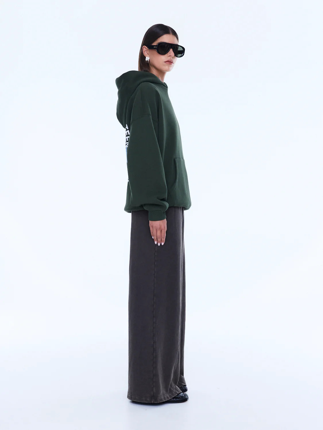 ENA PELLY | Aries Hoodie Moss Green