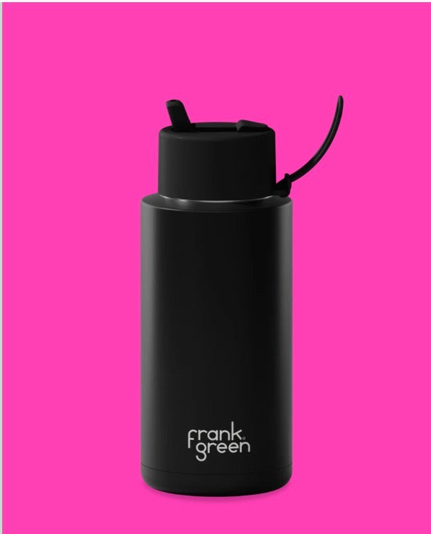 FRANK GREEN | Ceramic Reusable Bottle~ 1 litre black