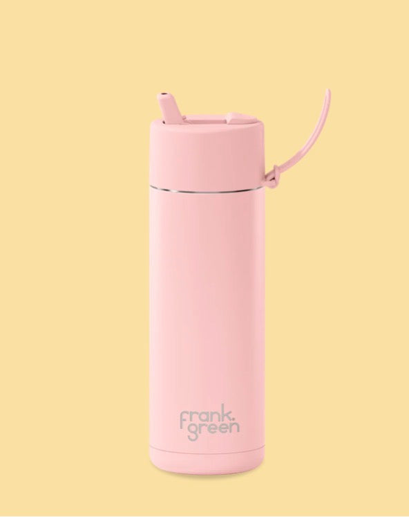 FRANK GREEN | Ceramic Reusable Bottle ~ 595ml pink