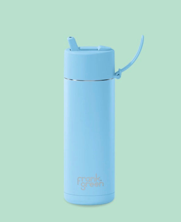 FRANK GREEN | Ceramic Reusable Bottle ~ 595ml sky blue